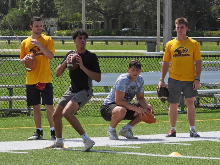 Players work out at Fort Lauderdale